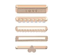 YSJCHEBS Paquete De 5 Dijes para Correa De Reloj, Adornos De Metal para Relojes, Adornos De Relojes Modernos Y Exquisitos, Accesorios para Correas De Relojes