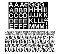 YSJCHEBS Pegatinas con 7 Letras, Pegatinas Decorativas Creativas, Pegatinas Impermeables, Se Pueden Utilizar para Botellas De Agua, Buzones, Maletas.