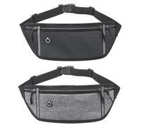 YSJCHEBS Riñonera Multifunción De 2 Piezas, Riñonera Impermeable, Riñonera Deportiva Y Fitness, Riñonera Portátil, Riñonera De Viaje, Riñonera Ajustable