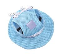 YSJCHEBS Sombrero De Sol Para Perro Azul, Sombrilla Para Perro, Juguete Para Mascotas Pequeñas