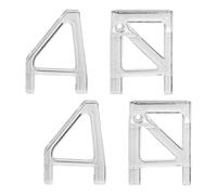 YSJCHEBS Soportes Horizontales para Ps5, Soportes De Escritorio Simples, Soportes De Colocación De Base Estable, Soportes De Escritorio Acrílicos, Accesorios para Ps5 Pro, 4 Uds.