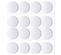 YSJJZRL 20 pcs de cinta adhesiva transparente de doble cara adhesiva redonda acrílica sin rastros, adhesivos nanoadhesivos transparentes para pegar fotos, utensilios de cocina, 5cm