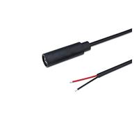YSJJZRL 25CM 2,5mm Enchufe Macho/Hembra a 2 Pines Cable Desnudo Extremo Abierto TS 2 Polos Mono 2,5mm Conector Jack reparación de Cable de Audio (25CM,Femenino)