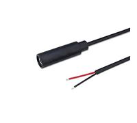 YSJJZRL 25CM 3,5mm Enchufe Macho/Hembra a 2 Pines Cable Desnudo Extremo Abierto TS 2 Polos Mono 3,5mm Conector Jack reparación de Cable de Audio (25CM,Femenino)