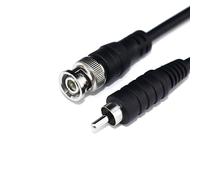 YSJJZRL Cable Adaptador BNC a RCA Cable Conector RCA Macho a BNC Macho para Sistema de cámara CCTV de vigilancia (2M)