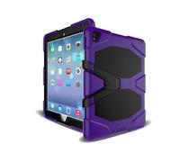 YSJX Anti-Drop TPU+Silicone Shell, Bracket Protective Case Suitable for iPad Air 11/air5/air4/10.9-Inch Universal(Purple)