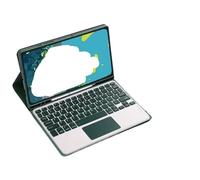 YSJX Flip Cover Keyboard and Mouse Set Suitable for Samsung Galaxy Tab S11/SM-X730/X736B(Dark Green+Touch Keyboard)
