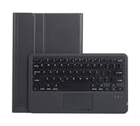 YSJX Funda con Tapa y Teclado táctil Desmontable for Tableta, Carcasa de Cuero sintético con Soporte, Compatible con Samsung Galaxy Tab S6 Lite de 10,4 Pulgadas P615/P610(Black Black Keyboard)