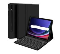 YSJX Funda portátil con Ranura for bolígrafo, Cubierta Protectora de Teclado magnético Adecuada for Samsung Galaxy Tab S9/S9FE/S10 de 10,9 Pulgadas Universal(Black+Keyboard)