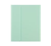 YSJX Keyboard Soft Shell with Pen Slot, Leather Protective Case Suitable for iPad 11th/10th Generation 10.9 Inches Universal(Matcha Green)
