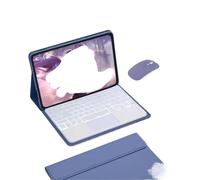 YSJX Teclado+ratón+Funda Protectora Adecuada for Samsung Galaxy Tab S11 11 Pulgadas 2025(D-Purple+Touch Backlit KB+Mouse)