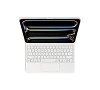 YSJX Teclado Touchpoint Control Compatible con iPad Pro de 11 Pulgadas M4 2024, Compatible con Varios Idiomas(White+Arabic)