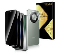Yskbilm Protector de privacidad para Honor Magic 8 Lite 5G, con protector de cámara, protector de pantalla de privacidad de dureza 9H, dureza 9H, cristal templado HD, protector de pantalla