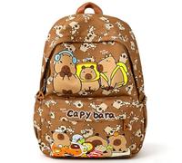 YskerrigToy Capybara Mochila Escolar Niña, Mochilas Infantiles Bolsa de Escuela Primaria Ajustable Mochila Kawaii Bolsas Escolares Mochilas Colegio Primaria para Deporte y Viajes