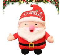 YskerrigToy Peluche de Papá Noel, 30CM Muñeco de Peluches Navideño Juguete de Peluches de Papa Noel Muñeco Decoracione de Peluche de Santa Claus Adorable Almohada de Navidad Regalo para Niños