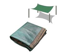 Yslopeno Red De Sombra Transpirable Malla Verde Oscuro Sombreo De Tela Resistente A Los Rayos UV Lona Malla Sombreadora con Ojales FáCil De Colgar para Jardín,Balcón,Patio(6mx10m(LxW))