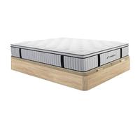 Ysm√©e - Juego de base de cama de 180 x 200 cm con espacio de almacenamiento ligero de aspecto de madera + colch√≥n con muelles de bolsillo y colch√≥n superior incorporado de 28 cm - AMERICAN DREAM de