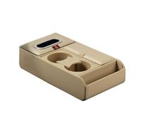 YSNFDN Alfombrilla para la Caja del Reposabrazos del Coche para Citroen C3 Aircross 2017-2022 2023 2024 2025 2026, Cuero Caja de Almacenamiento Multifuncional para Apoyabrazos, Accesorio Coche