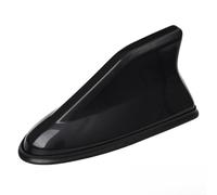 YSNFDN Antena Aleta Tiburon Coche para Suzuki S-Cross 2022 2023 2024, Auto Coche Tiburón Aleta Techo Antena Aérea Am FM Radio Decorar Autoadhesiva Impermeable Antena,A Black
