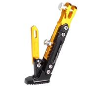 YSNFDN Caballete Lateral de Motocicleta para Kawasaki Z H2 SE, Pata de Cabra para Motocicleta Ajustable CNC Aleación de Aluminio Soporte Lateral Pierna Prop,C Gold