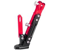 YSNFDN Caballete Lateral de Motocicleta para Suzuki GS 500 1979-2016, Pata de Cabra para Motocicleta Ajustable CNC Aleación de Aluminio Soporte Lateral Pierna Prop,D Red