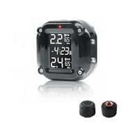 YSNFDN Motocicleta TPMS Sistema de Monitoreo de Presión de Neumáticos para BMW K 1300 GT 2009-2011, con Pantalla LCD de 2 Sensores Externos Carga USB Magnética