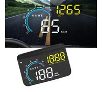 YSNFDN Pantalla HUD para Coche para Bugatti Chiron 2016-2025, Velocímetro Digital con Sistema OBD2 y GPS, Proyector de Velocidad, Pantalla de Datos de Conducción