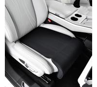 YSNFDN Reposapiernas para Eextensión de Asiento de Coche para Skoda Octavia 1996-2026, Cojín Ergonómico para Piernas, Agujeros Transpirables con Hebillas Elásticas,A Black