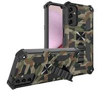 Ysnzaq Camouflage Funda para Samsung Galaxy A14 5G YH Verde Militar | Protección Militar Case Resistente Arañazos Antigolpes Armor, PC Rugged Cover con Soporte para Samsung Galaxy A14 5G / 4G
