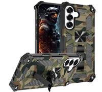 Ysnzaq Camouflage Funda para Samsung Galaxy A35 YH Verde Militar | Protección Militar Case Resistente Arañazos Antigolpes Armor, PC Rugged Cover con Soporte para Samsung A35