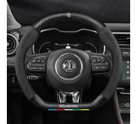 YSOCKS Funda Volante Coche, para MG ZS 2017-2022 Protector de Volante Transpirable Durable Seguridad Rueda Funda,C