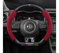 YSOCKS Funda Volante Coche, para MG ZS 2017-2022 Protector de Volante Transpirable Durable Seguridad Rueda Funda,F