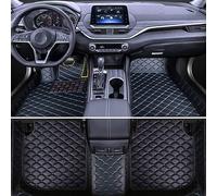 YSOLDA Cuero Alfombrillas Coche para Renault Austral 2022 2023 2024 2025, Cobertura Completa ProteccióN Moqueta Antideslizantes Impermeable Forro Accesorios,F/Black-Blue