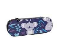 YsoLda Estuche para lápices, Estuche para bolígrafos, Estuche portátil de Cuero para la Oficina de la Escuela, Lindos Animales de Osos Koala Australia