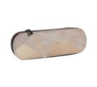 YsoLda Estuche para lápices, Estuche para bolígrafos, Estuche portátil para lápices, Estuche de Cuero para la Oficina de la Escuela, Argyle de mármol Dorado Rosa cobrizo y Rubor