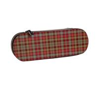 YsoLda Estuche para lápices, Estuche para bolígrafos, Estuche portátil para lápices, Estuche de Cuero para Oficina Escolar, Clan escocés Ogilvie Ogilvy Tartan