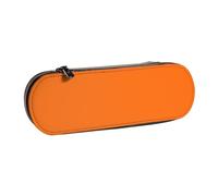 YsoLda Estuche para lápices, Estuche para lápices, Estuche portátil de Cuero para la Oficina de la Escuela, Estampado de Belleza Naranja Quemado