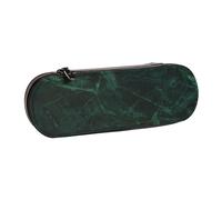YsoLda Estuche para lápices, Estuche para lápices, Estuche portátil de Cuero para Oficina Escolar, patrón de mármol Verde