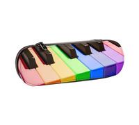 YsoLda Estuche para lápices, Estuche para lápices, Estuche portátil de Cuero para Oficina Escolar, Piano