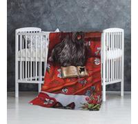 YsoLda Manta, Manta de Franela cálida/Manta de Cama para sofá Oficina 127X 76 cm,Navidad Lindo Perro Terrier escocés