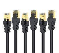 YSONG Cable Ethernet 2 metros 3piezas Cat 8 Cable de Red Cable Lan 40Gbps 2000MHz con Conector RJ45 Cat 8, Compatible con Steam Deck PC TV Box Router Servidor NAS