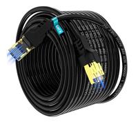 YSONG Cable Ethernet 30 metros Cat 8 Cable de Red Cable Lan 40Gbps 2000MHz con Conector RJ45 Cat 8, Compatible con Steam Deck PS5 PS4 Xbox X/S PC TV Box Router Servidor NAS