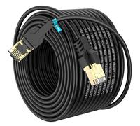 YSONG Cable Ethernet 80 metros Cat 8 Cable de Red Cable Lan 40Gbps 2000MHz con Conector RJ45 Cat 8, Compatible con Steam Deck PC TV Box Router Servidor NAS