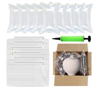 YSOOUA 200 Piezas Bolsa de Burbujas de Aire 10x15 cm Bolsa Hinchable Antipresión Cojín de burbujas de aire con Bomba de aire Material de embalaje para Envío Y Envasado