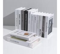 YSOOUA Libros Decorativos Moda Libros de Imitación Plegables para Exhibición 4PCS Libros Decoracion Libros De Exhibición Falsos para Decoración De Estantería De Mesa De Centro del Hogar (E)