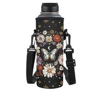 Yspwyqan Bolsa de transporte para botella de agua de 32/40 onzas, accesorios para botella de agua con correa de hombro extraíble para la escuela, trabajo, caminar, correr, senderismo, gimnasio