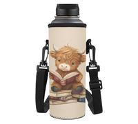 Yspwyqan Bolsa de transporte para botella de agua de 32/40 onzas, accesorios para botella de agua con correa de hombro extraíble para la escuela, trabajo, caminar, correr, senderismo, gimnasio