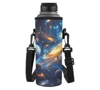 Yspwyqan Soporte para botella de agua con correa aislada, bolsa fácil de transportar, funda para botella de agua para hombres y mujeres, senderismo, camping, viajes, regalo de regreso a la escuela