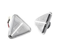 YSQHSODS Intermitente Lateral Luz LED Dinámica Intermitente Lateral para Mitsubishi para Colt CZC CZ3 Z23 Z24 Z25 Z33 Z34 Z3 2004-2012 Indicador Intermitente Lateral(Crystal)