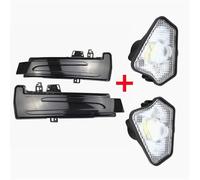 YSQHSODS Intermitente Lateral Luz LED Señal Giro Dinámica Espejo Lateral Luz Charco para Mercedes para Benz W204 para CLA A B C E S GLA GLK CLS Clase W176 W212 Indicador Intermitente Lateral